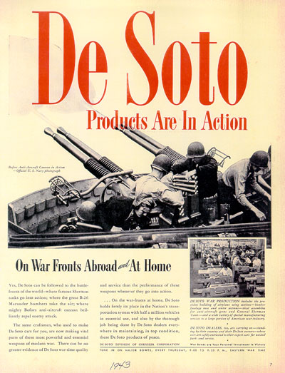 1943 DeSoto Ad