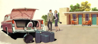 He: "Let's catch that new Hitchcock film before we hit the road again." motor meme