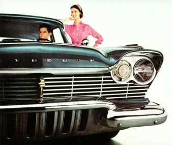 He: "Look at that punk in the '57 Chevy."<br>
She: "Shut him down, Richard!" motor meme