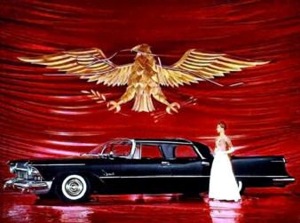 Gown by Dior. Car by Imperial. Photography by Leni Riefenstahl. motor meme