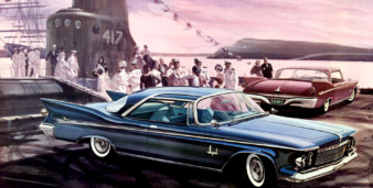 The US Navy expands its fleet with two 1961 Imperials. motor meme
