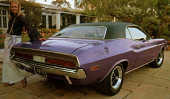 She: "My other car is a Superbird." motor meme