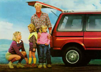 Daughter: "What happened to our nice car, Mommy?"<br>
Mother: "It's gone, along with our spending power thanks to stagflation in the late Seventies." motor meme