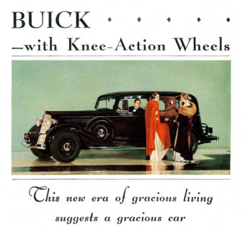 She: "Buick's knee action is almost as good as yours, Sylvia." motor meme