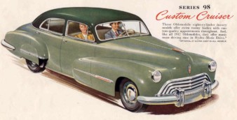 She: “Never trust Oldsmobile buyers who order Hydramatic. They’re shiftless.” motor meme