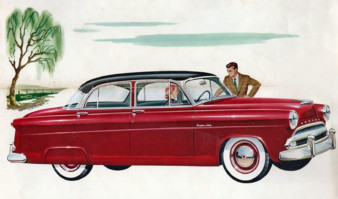 He: "Good Lord, Janet. It's the Fifties! Why'd you buy a Hudson Jet?" motor meme