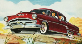 He: "Why are you driving so fast?"<br>
She: "Because it's a Dodge." motor meme