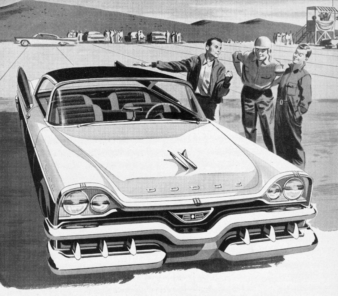 Helmet: "So, you bought one of them sissified tailfin cars!" motor meme