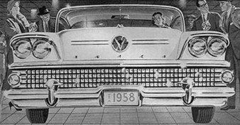 Salesman: "Yes, sir! We guarantee that Buick is the grossest domestic product of 1958!" motor meme