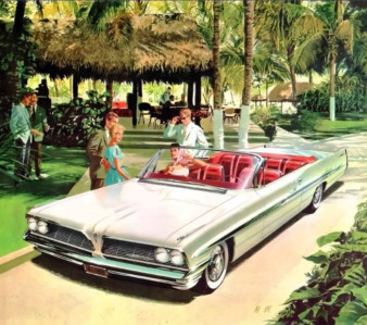 Blonde: "What brings you kids to Hawaii?"<br>
Scarf: "The missionary position." motor meme