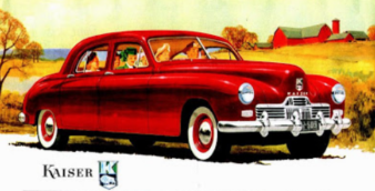 She: "Why is it called a Kaiser?"<br>
He: "Because it rolls." motor meme