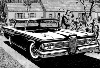 She: "That's funny, Larry! Now, where's the car you actually bought?" motor meme