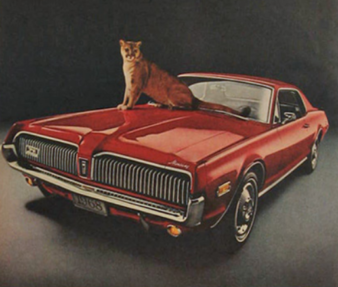 Cat: "I caught it. I'm keeping it." motor meme