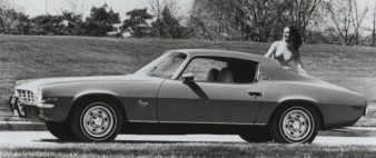 Car: "Fellas, eyes down here!" motor meme