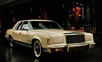 Santa's Chrysler is made entirely of eggnog. motor meme